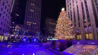 NYC Christmas Walk ✨Rockefeller Center Tree to 59th Street via 5th Avenue (December 3, 2020)