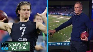 Chris Simms QB School: NFL Draft prospect QB Justin Herbert | Chris Simms Unbuttoned | NBC sports