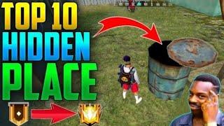 Top 10 Hidden Place& secret place for rank push!!