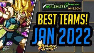 TOP 5 BEST PVP TEAMS OF THE MONTH! JANUARY 2022! LF BARDOCK IS HERE?! | Dragon Ball Legends