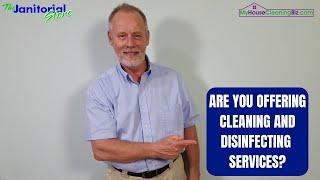 Are you offering cleaning and disinfecting services