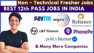 Top 10 12th Pass Job Openings For Freshers 2021 | Work From Home Jobs | Pan India Jobs For Freshers