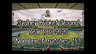 Top 10 venues with most number of one day international matches hosted.