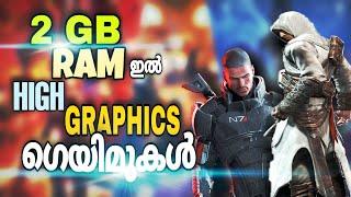 Top 5 2gb Ram games For Low End Pc explained in malayalam