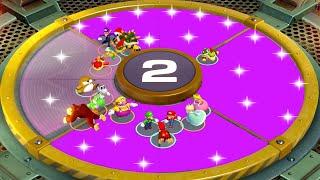 Super Mario Party Minigames - Donkey Kong Yoshi Vs Bowser Mario (Master Cpu)