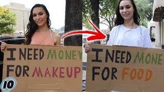 Top 10 People Who Pretended To Be Homeless - Part 2