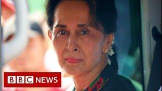 Aung San Suu Kyi: How a peace icon ended up at a genocide trial - BBC News