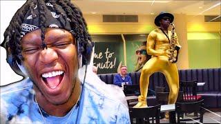 KSI REACTS TO BLACK EPIC SAX GUY