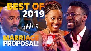 OMG! BEST OF 2019 with a MARRIAGE PROPOSAL! She is SHOCKED! | Family Feud