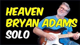 How to Play Heaven Bryan Adams Guitar | Solo Lesson Note for Note