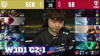 GEN vs SB - Game 1 | Week 3 Day 1 S10 LCK Summer 2020 | Gen.G vs Sandbox Gaming G1