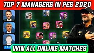 Top 7 Managers To Win Every Online Matches In Pes 2020 Mobile