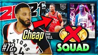 WE GOT THIS INCREDIBLE CHEAP CARD IN NBA 2K21 MyTEAM!! FREE MJs IN TTO!! | NO MONEY SPENT SQUAD #72