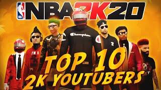 THE TOP 10 YOUTUBERS ON NBA 2K20 (ft. Power DF, Tyceno, Bandit XT, etc.)