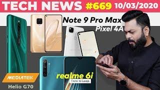 Realme 6i?, Redmi 9 on G70, Note 9 Pro Max, Pixel 4a All Specs,iPhone SE2,vivo V19 Pro,Edge+-TTN#669