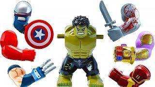 Lego City Hulk VS Superheroes Compilation - Top 10 Hulk Movie - Lego Stop Motion