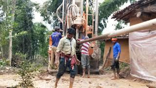 Borewell drilling with successful water checking methods