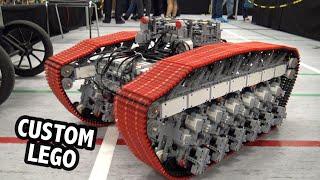 LEGO Technic Tracked Vehicle Powered by 48 Motors