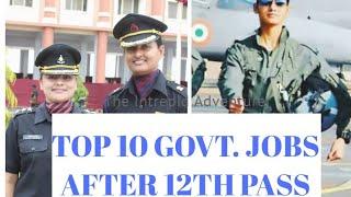 Top 10 Government Jobs for 12th Pass Students