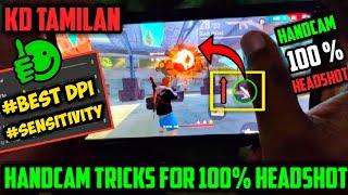 இப்படி Drag செய்தல் 100% Headshot உறுதி| Kd tamilan HANDCAM video #FreeFireTamil #KdTamilan