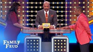 Do this to cheating hubby's grave every year? | Family Feud