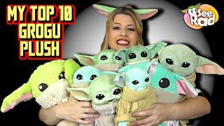 MY TOP 10 GROGU (Baby Yoda) PLUSH - Comparing Disney, Hasbro, Mattel, Build-A-Bear & More (2021)