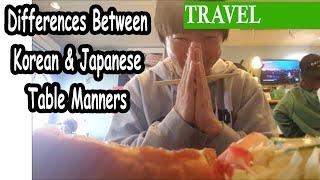 Differences Between Korean and Japanese Table Manners