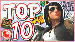 Overwatch - TOP 10 BEST YEAR 4 EVENT SKINS