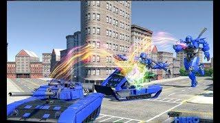 Helicopter Transform War Robot Hero Tank Shooting | New Robot Hero Android GamePlay | By Game Crazy