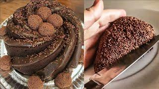 How To Make Chocolate Cake Decorating Ideas | Most Satisfying Chocolate Cake Tutorials