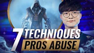 7 TECHNIQUES Pros Use That YOU Probably DON'T - League of Legends Season 10