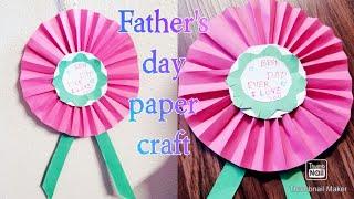 Father's day paper craft / gift Ideas /Diy paper craft/ BEST DAD  AWARD / Easy Paper craft for kids