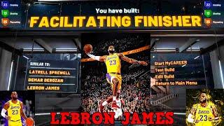 OFFICIAL LEBRON JAMES BUILD + HIGHLIGHTS ! OP 61 BADGES For Facilitating Finisher  !