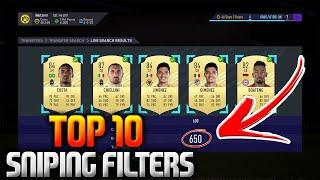 FIFA 21 TOP 10 SNIPING FILTERS (BEST SNIPING FILTERS TO MAKE COINS - FIFA 21 SNIPING)