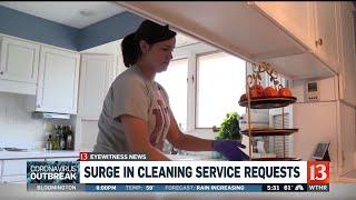 Surge in cleaning service requests