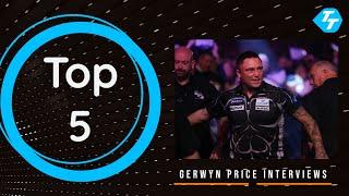 Gerwyn Price Top 5 Moments | Welshman vows to 'NEVER CHANGE' following Grand Slam victory