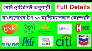 বাংলাদেশের টপ ১০ মাল্টিন্যাশনাল কোম্পানি | Top 10 Multinational Companies in Bangladesh