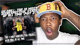 UK DRILL: TOP 10 MOST DISRESPECTFUL VERSES OF ALL TIME (Part 3) KEEM TV REACTION