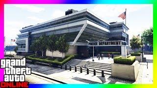 GTA 5 Online - POLICE STATION WALL BREACH!! NEW METHOD