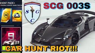 Asphalt 9 | SCG 003S : CAR HUNT RIOT | Time 1:56.969 (Top 10% Leaderboard)