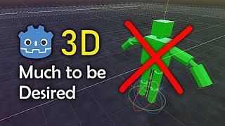 An example of why Godot is (currently) bad at 3D