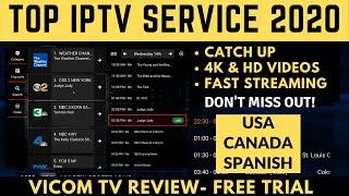 TOP IPTV SERVICE in 2020  | VICOM IPTV REVIEW  - DONT MISS OUT!