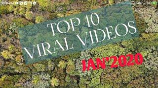 Top 10 viral videos _ month january 2020__