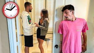 I Spent 24 Hours in my Brothers NEW House & He Had No Idea...