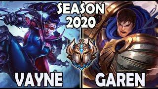 Vayne vs Garen TOP [ T1 Roach ] Lol Challenger Korea * 10.7 *