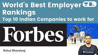 Top 10 Indian Companies to work for/ Forbes World's Best Employer Rankings 2021