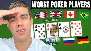 Top 10 Worst Poker Players By Country