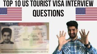 USA tourist visa interview questions with answers | Personal Experience| Top 10| PR Advisors