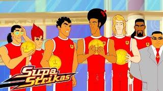 Season 3 COMPILATION!! Ep 10 - 13 | SupaStrikas Soccer kids cartoons | Super Cool Football Animation