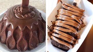 Awesome Chocolate Cake Decorating Ideas | Top 10 Chocolate Cake Recipe  | Most Satisfying Food ASMR